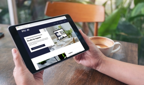 Studio | Une interface simple et intuitive pour construire votre site Internet